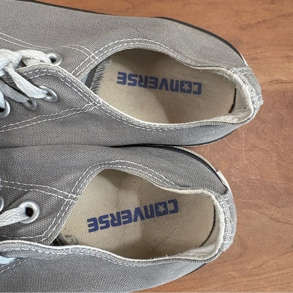 Converse Chuck Taylor All Star Gray Low Top Canvas Sneakers size Mens 7 Womens 9 - Picture 9 of 13